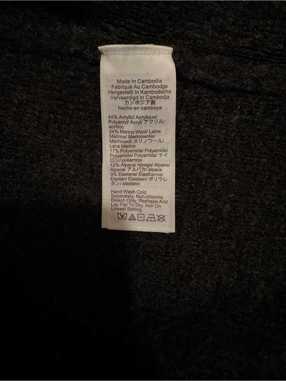 J. Crew Gray Button-Front Crewneck Cardigan